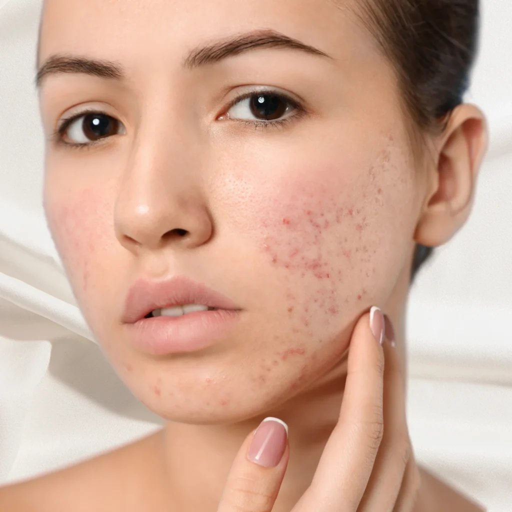 Acne pimple treatment at a skin clinic in Kolkata