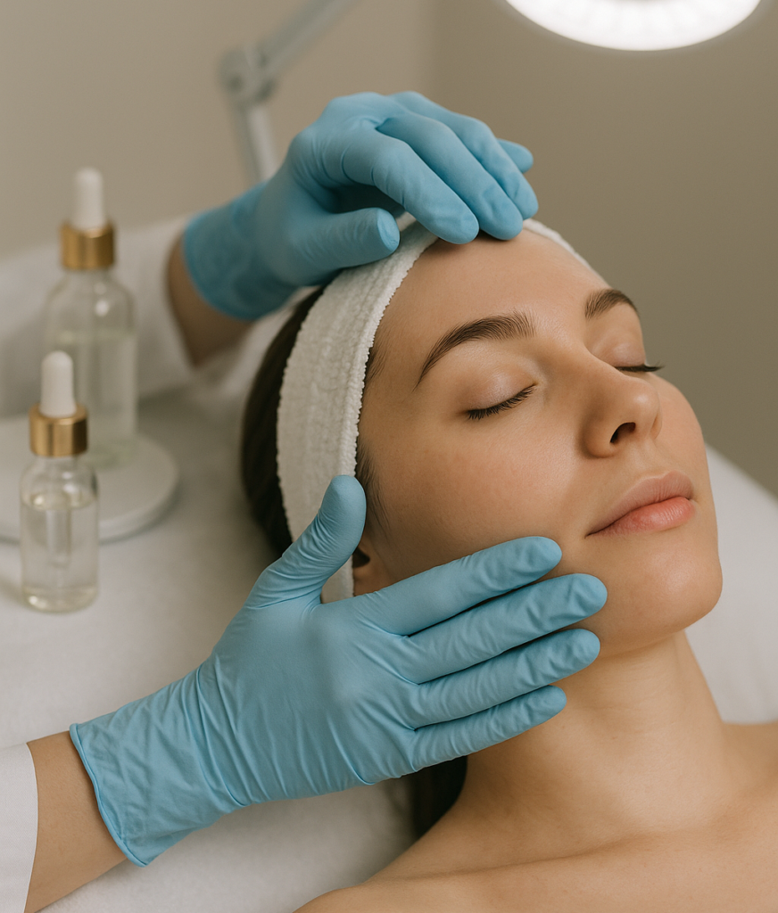 Dermatologist performing skin lightening treatment in Kolkata